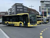 MB C2 179 der STI am 27.9.20 bei der Abfahrt beim Bahnhof Thun.