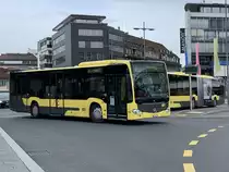 MB C2 179 der STI am 27.9.20 bei der Abfahrt beim Bahnhof Thun.