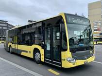 MB C2 G 183 am 27.9.20 bei der Abfahrt vom Bahnhofplatz Thun.