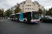ESWE Verkehr Mercedes Benz Citaro 1 Facelift G Wagen 300 am 26.09.20 in Wiesbaden