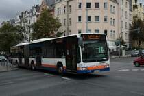 ESWE Verkehr Mercedes Benz Citaro 1 Facelift G Wagen 317 am 26.09.20 in Wiesbaden