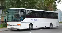 Ein SETRA Überlandbus der 300ér Reihe im öffentlichen Verkehr (PKS Myślibórz) von Kostrzyn nad Odrą (Polen) am 30.09.20