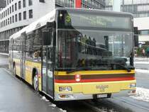 STI - MAN Bus Nr.93 ( mit Wappen SEFTIGEN auf der Front )  BE 572093 unterwegs auf der Linie 3 in Thun am 12.12.2008