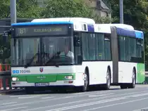 MAN Niederflurbus 2. Generation von PKS Szczecin aus Polen in Stettin am 08.08.2018