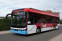 Bus Eisenach / Bus Wartburgkreis: Ebusco 2.2 (EA-WM 30) vom Verkehrsunternehmen Wartburgmobil (VUW), aufgenommen im August 2020 in Lauchröden (Wartburgkreis).