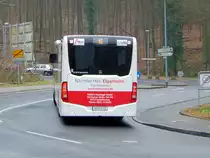 Stadtwerke Aschaffenburg / Wagen 182 (AB-VA 82) / Aschaffenburg, Am Hasenkopf (Klinikum Aschaffenburg) / Mercedes-Benz O 530 C2 / Aufnahemdatum: 25.01.2020 / Werbung: Neska Bauträger GmbH
