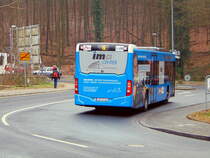 Stadtwerke Aschaffenburg / Wagen 194 (AB-VA 94) / Aschaffenburg, Am Hasenkopf (Klinikum Aschaffenburg) / Mercedes-Benz O 530 C2 / Aufnahemdatum: 25.01.2020 / Werbung: imaCenter Aschaffenburg