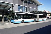 Bus Koblenz: Mercedes-Benz Citaro Facelift G (ehemals Hamburger Hochbahn AG) der KVG Zickenheiner (Zickenheiner-Gruppe), aufgenommen im September 2020 am Hauptbahnhof in Koblenz.