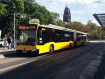 Mercedes-Benz O530GL am 28.08.2020 in der Prager Straße.