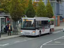 Omnibus Vogel / MIL-VV 900 / Aschaffenburg, Luitpoldstr. (Hst Stadthalle) / Setra S 415 LE business / Aufnahemdatum: 05.10.2020 / Werbemix