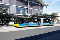 Stadtbus Koblenz: MAN Lion's City G der Koblenzer Verkehrsbetriebe GmbH (koveb), aufgenommen im September 2020 am Hauptbahnhof in Koblenz.