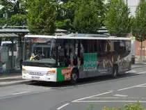 A. Wießmann & Sohn / MIL-RW 216 / Aschaffenburg, Luitpoldstr. (Hst Stadthalle) / Setra S 415 LE business / Aufnahemdatum: 02.07.2020 / Werbung: Spilger