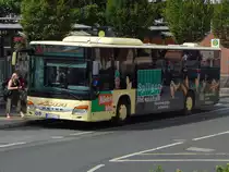 WIFI-Bustouristik (Wiessmann & Fischer KG) / MIL-WI 19 / Aschaffenburg, Luitpoldstr. (Hst Stadthalle) / Setra S 415 NF / Aufnahemdatum: 02.07.2020 / Werbung: Spilger