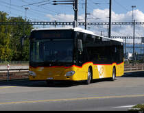 Postauto - Mercedes Citaro  GL  791 in Pfäffikon/SZ in der Pause am 04.10.2020