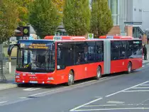 Verkehrsgesellschaft mbH Untermain (VU) / AB-VU 33 / Aschaffenburg, Luitpoldstr. (Hst Stadthalle) / MAN Lion's City G / Aufnahemdatum: 07.10.2020