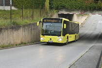 Mercedes-Benz O 530 III (Citaro 2. Generation) von Ledermair (SZ-933KX) als Stadtbus Hall, Linie 1B, in Hall i. T. Brockenweg. Aufgenommen 1.10.2020.