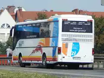 Setra 315 GT-HD von PKS Gorzów Wlkp aus Polen in Stettin am 08.08.2018