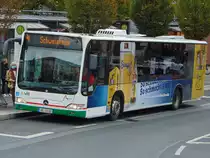 Stadtwerke Aschaffenburg / Wagen 163 (AB-VA 63) / Aschaffenburg, Luitpoldstr. (Hst Stadthalle) / Mercedes-Benz O 530 II / Aufnahemdatum: 08.10.2020 / Werbung: Stengers Bembelchen