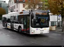 Postauto - MAN Lion`s City  AG  208685 in Wohlen/AG am 07.10.2020