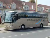Mercedes Tourismo von Pommern Tourist aus Deutschland in Stettin am 08.08.2018