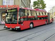 MB Citaro Facelift CNG 855 von Bernmobil am 12.10.20 beim Bahnhof Bern.