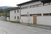 Haltestelle Hall i.T. Sportplatz Lend. Aufgenommen 1.10.2020.