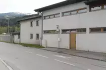 Haltestelle Hall i.T. Sportplatz Lend. Aufgenommen 1.10.2020.