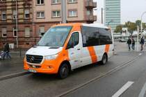 Rau Mercedes Benz Sprinter Minibus am 17.10.20 in Mannheim