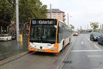 RNV Mercedes Benz Citaro 2 Wagen 6272 am 17.10.20 in Mannheim