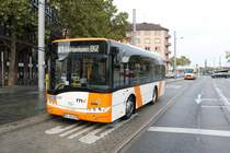 RNV Solaris Urbino 8,9 Wagen 6287 am 17.10.20 in Mannheim