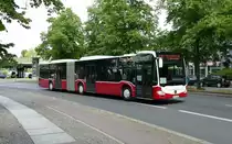 S-Bahn Berlin, Schienenersatzverkehr-SEV, 'Mela Reisen' mit dem Mercedes-Benz Citaro G C2,B-ML 5222. Berlin, Juni 2020.