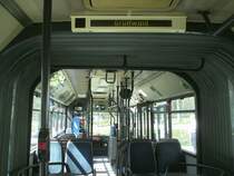 Der Innenraum eines O 405 GN1,5 in Grnwald im sommer 07.