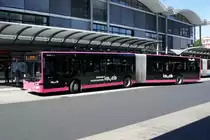 Stadtbus Koblenz: MAN Lion's City G der Koblenzer Verkehrsbetriebe GmbH (koveb), aufgenommen im September 2020 am Hauptbahnhof in Koblenz.
