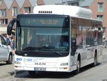 MAN Lion's City CNG von Nahbus in Wismar am 09.08.2018