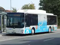 MAN Lion's City CNG von Nahbus in Wismar am 09.08.2018