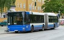 S-Bahn Berlin, Schienenersatzverkehr-SEV, 'Oberhavel Bus Express OBE' mit dem MAN NG313, OHV-EX 81. Berlin, Juni 2020.