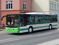 MAN Lion's City der BusBetriebe Wismar in Wismar am 09.08.2018