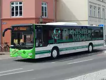 MAN Lion's City der BusBetriebe Wismar in Wismar am 09.08.2018