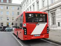 Heckpartie eines VDL Citea LLE, hier der Wagen 402 der ASEAG am Theaterplatz am 09. Oktober 2020.