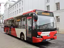 VDL Citea LLE, hier der Wagen 402 der  ASEAG (Aachener Strassenbahn und Energieversorgungs AG) nahe dem Theaterplatz am 09. Oktober 2020.