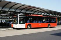 Bus Koblenz: MAN Lion's City Ü der RMV Rhein-Mosel Verkehrsgesellschaft mbH, aufgenommen im September 2020 am Hauptbahnhof in Koblenz.