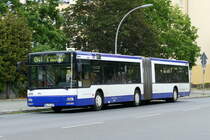 S-Bahn Berlin, Schienenersatzverkehr-SEV mit einem MAN NG263, WB-TS 319. Berlin im Juni 2020.