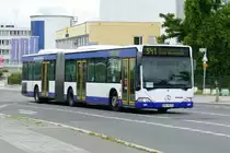 S-Bahn Berlin, Schienenersatzverkehr-SEV mit dem Mercedes-Benz Citaro I G, SRB-MB 200 von Altlandsberg Bus. Berlin im Juni 2020. (Grüße retour)