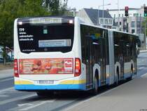 Mercedes Citaro III vom Nahverkehr Schwerin in Schwerin am 09.08.2018