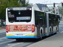 Mercedes Citaro III vom Nahverkehr Schwerin in Schwerin am 09.08.2018