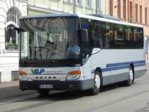 Setra 412 UL der Verkehrsgesellschaft Ludwigslust-Parchim mbH in Schwerin am 09.08.2018