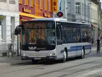 MAN Lion's City LE Ü der Verkehrsgesellschaft Ludwigslust-Parchim mbH in Schwerin am 09.08.2018