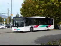 asm Oberaargau - MAN Lion`s City  Nr.40  BE  26907 bei den Bushaltestellen beim Bahnhof Herzogenbuchsee am 20.10.2020
