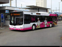 asm Oberaargau - MAN Lion`s City  Nr.59  BE 570959 bei den Bushaltestellen beim Bahnhof Herzogenbuchsee am 20.10.2020