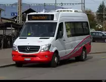 asm Oberaargau - Mercedes Sprinter  Nr.16  BE 721706 bei den Bushaltestellen beim Bahnhof Herzogenbuchsee am 20.10.2020